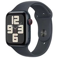 Freedom Mobile Apple Watch SE (GPS+Cellular) 44mm Midnight Aluminum Case w/Midnight Sport Band-M/-Monthly Tab Payment