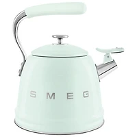 Smeg 50's Style Stovetop Kettle - 2.3L - Pastel Green/Stainless Steel