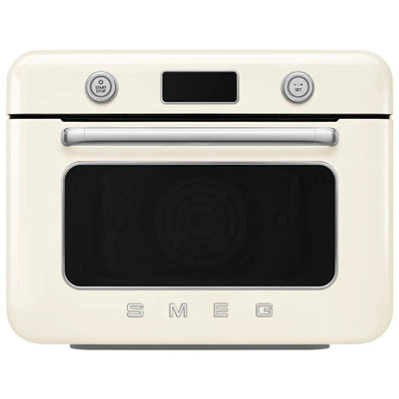 Smeg 10-in-1 Countertop Combination Air Fryer Oven with Steam - 1.05 Cu. Ft. - Cream