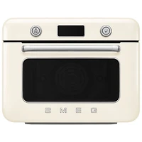 Smeg 10-in-1 Countertop Combination Air Fryer Oven with Steam - 1.05 Cu. Ft. - Cream