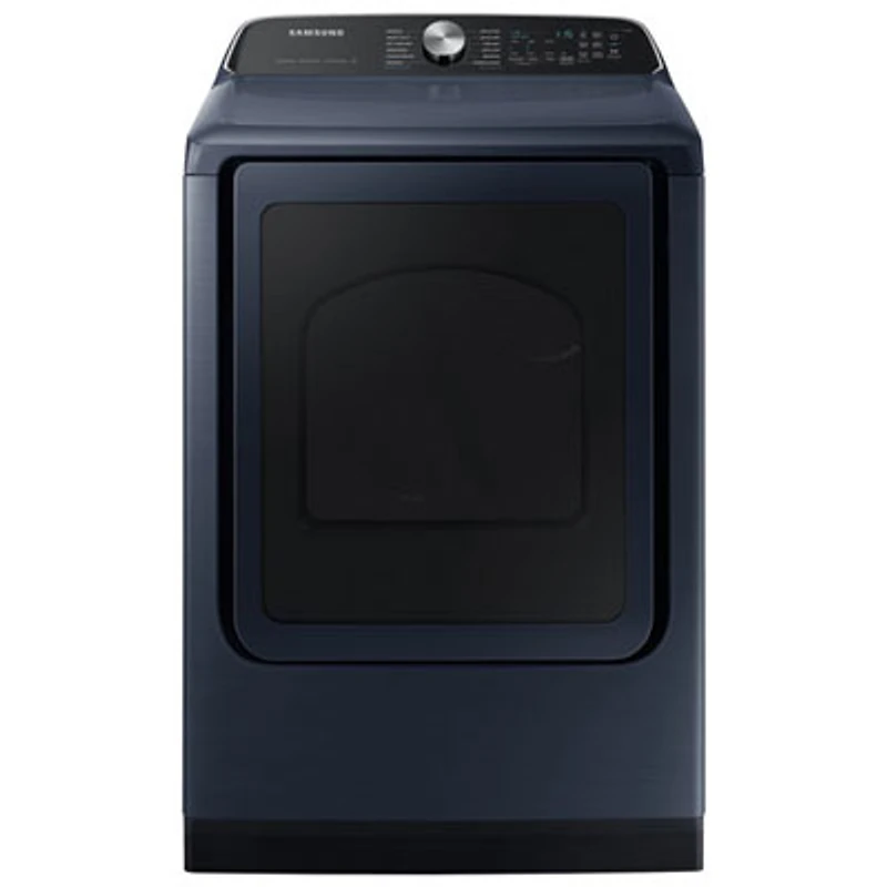 Open Box - Samsung 7.4 Cu. Ft. Electric Steam Dryer (DVE54CG7155DAC) - Navy - Scratch & Dent