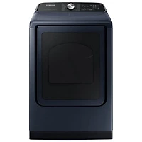 Open Box - Samsung 7.4 Cu. Ft. Electric Steam Dryer (DVE54CG7155DAC) - Navy - Scratch & Dent