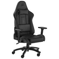 Open Box - Corsair TC100 RELAXED Ergonomic Leatherette Gaming Chair (2023) - Black