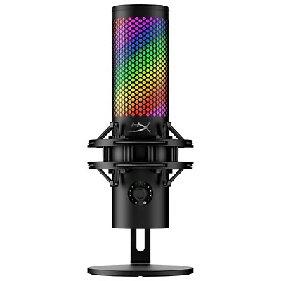 HyperX QuadCast 2 S Desktop USB Microphone - Black/Red