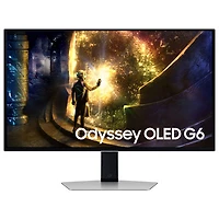 Samsung Odyssey 27" QHD 240Hz 0.03ms GTG OLED LED G-Sync FreeSync Gaming Monitor (LS27DG612SNXZA) - Silver
