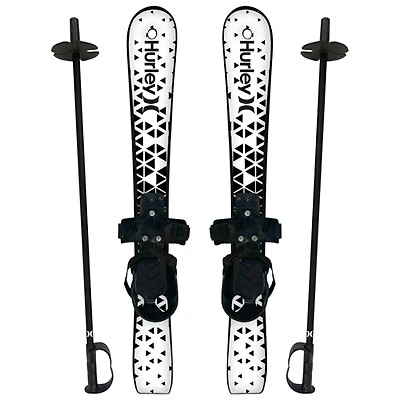 Hurley Youth Beginner Skis - Black/White