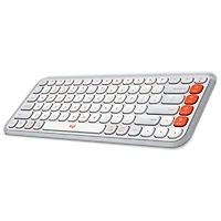 Logitech POP Icon Keys Bluetooth Keyboard - Orange/Off-White - English