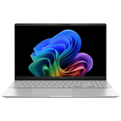 Open Box - ASUS Vivobook S 15 OLED 15.6" Copilot+ PC Laptop - Cool Silver (Snapdragon X Plus/16GB RAM/512GB SSD)