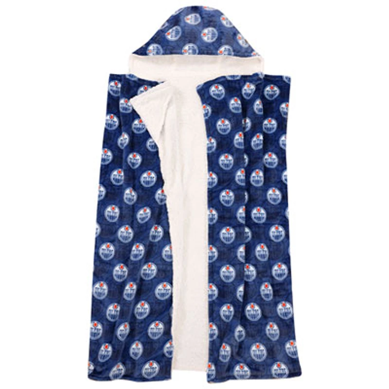NHL Hooded Throw Blanket - 50" x 70" - Edmonton Oilers