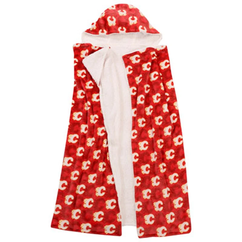 NHL Hooded Throw Blanket - 50" x 70" - Calgary Flames