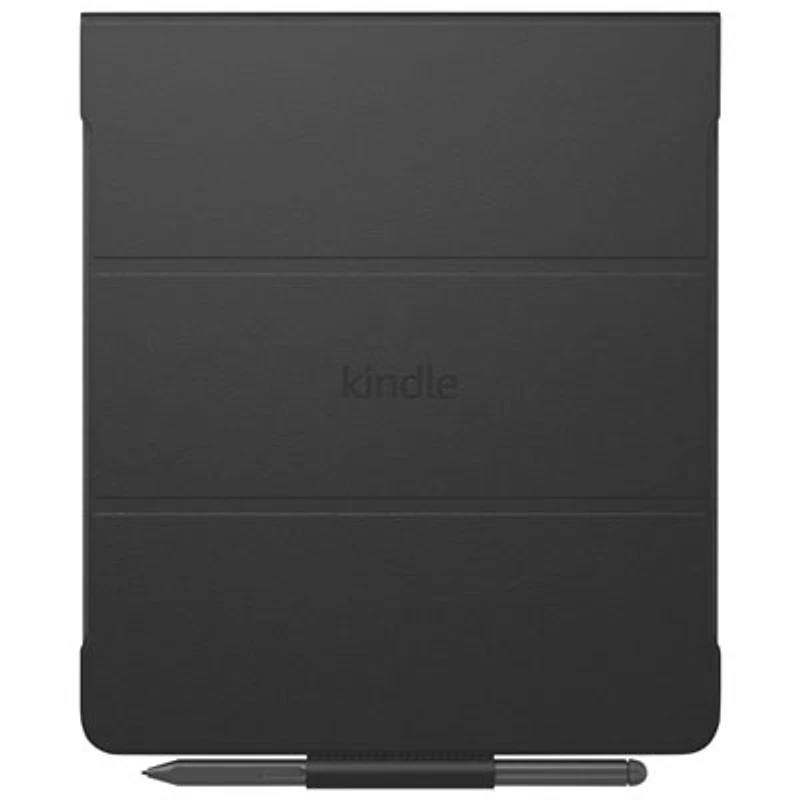 Amazon Kindle Scribe Fabric Folio Cover with Magnetic Attachment - Black
