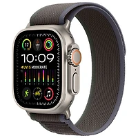 Koodo Apple Watch Ultra 2 (GPS + Cellular) 49mm Titanium Case with Blue Black Trail Loop - Medium / Large 145-220mm - Monthly Tab Payment