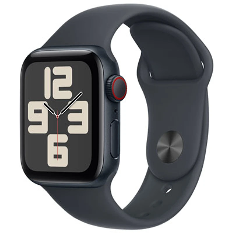 Koodo Apple Watch SE (GPS + Cellular) 40mm Midnight Aluminum Case with Midnight Sport Band - Medium/Large - Monthly Tab Payment