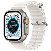 Koodo Apple Watch Ultra (GPS + Cellular) 49mm Titanium Case with Ocean Band