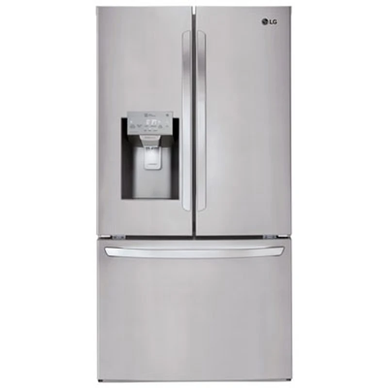Open Box - LG 36" 26.2 Cu Ft French Door Refrigerator (LFXS26973S) -Smudge Resistant SS - Perfect Condition