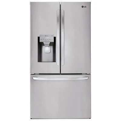 Open Box - LG 36" 26.2 Cu Ft French Door Refrigerator (LFXS26973S) -Smudge Resistant SS - Perfect Condition
