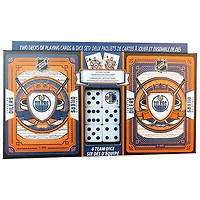 Edmonton Oilers - 2-Pack Playing Cards & Dice Set