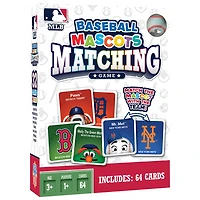 MLB Baseball Mascots Matching Card Game