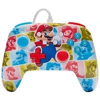 PowerA Enhanced Wired Controller for Nintendo Switch - Mario Hero Reel