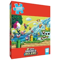Super Mario Bros.U Deluxe: Chaos & Fun Puzzle - 1000 Pieces