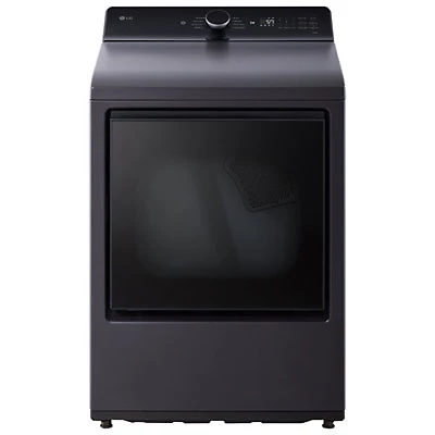 Open Box - LG 7.3 Cu. Ft. Ultra Large Capacity Electric Dryer (DLE8400BE) - Matte Black - Scratch & Dent