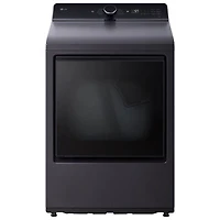 Open Box - LG 7.3 Cu. Ft. Ultra Large Capacity Electric Dryer (DLE8400BE) - Matte Black - Scratch & Dent
