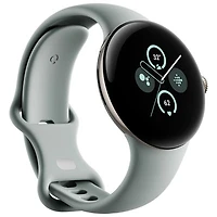 Koodo Google Pixel Watch 2 40mm LTE Gold Aluminum Case with Hazel Active Band - Monthly Tab Payment