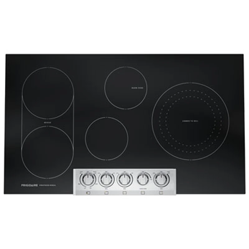 Frigidaire Professional 36" 5-Element Electric Cooktop (PCCE3680AF) - Smudge-Proof Stainless Steel