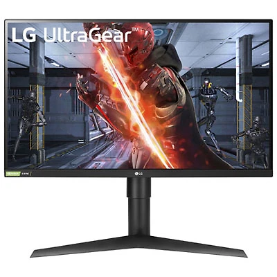 Open Box - LG UltraGear 27" WQHD 144Hz 1ms GTG IPS LED G-Sync FreeSync Gaming Monitor - Matte Black