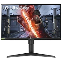 Open Box - LG UltraGear 27" WQHD 144Hz 1ms GTG IPS LED G-Sync FreeSync Gaming Monitor - Matte Black