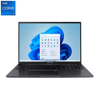 Open Box - ASUS Vivobook 16" Laptop - Indie Black (Intel Core i7-1255U/16GB RAM/512GB SSD)