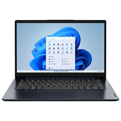 Lenovo IdeaPad 1i 14" Laptop - Abyss Blue (Intel Celeron N4500/4GB RAM/128GB eMMC/Windows 11)
