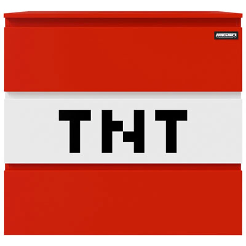 Minecraft TNT 3-Drawer Chest - Red/White