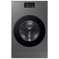 Open Box - Samsung 6.1 Cu. Ft. Washer & Heat Pump Dryer Combo (WD53DBA900HZA1) - Dark Steel - Scratch & Dent