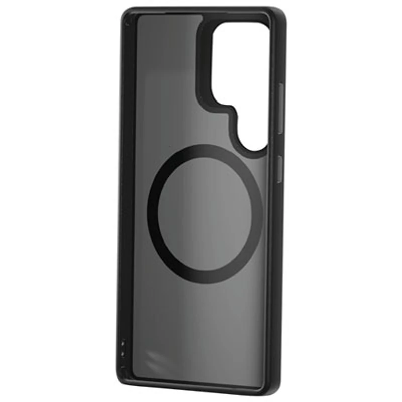 TUFF8 GlideGuard Rugged Case with MagSafe for Galaxy S25 Ultra - Smoke Black