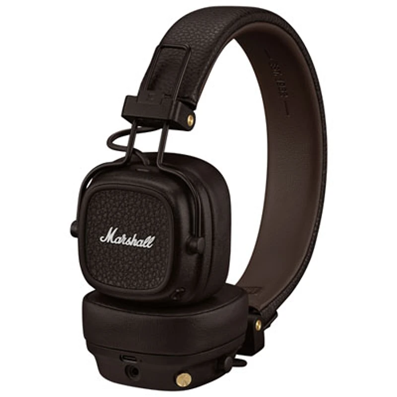 Marshall Major V Wireless On-Ear Bluetooth Headphones - Brown