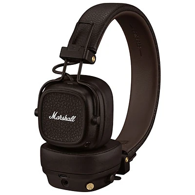 Marshall Major V Wireless On-Ear Bluetooth Headphones - Brown