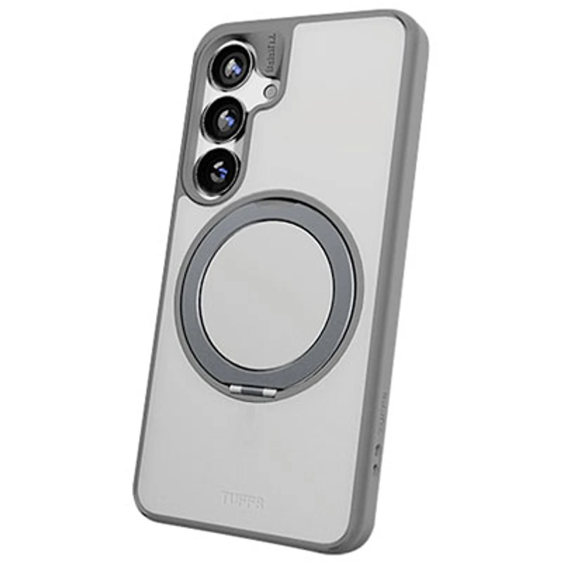 TUFF8 Glide360 Qi2 Rugged Case for Galaxy S25 - Grey