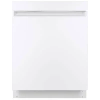 Open Box - GE 24" 51dB Built-In Dishwasher w/ Stainless Steel Tub (GDT225SGLWW) - White - Perfect Condition
