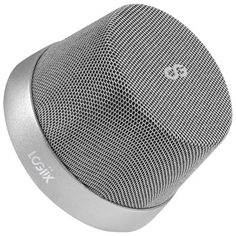 LOGiiX Blue Piston Mini Mag Wireless Bluetooth Speaker - Silver