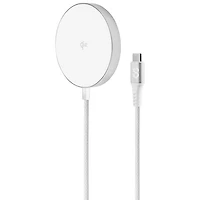 LOGiiX Piston Connect 15W Qi2 Wireless Charging Pad with MagSafe (LGX-13700) - White