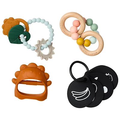Loulou Lollipop Lion Soothing Development Teether Bundle (PL012)