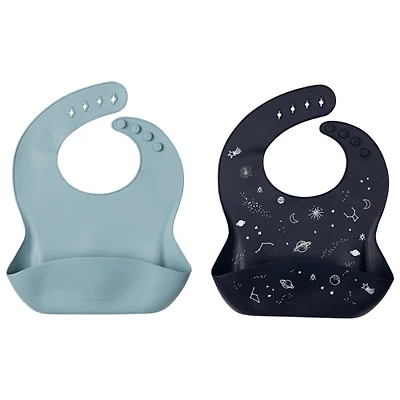LouLou Lollipop Space Slate Bibs Set (ET006)