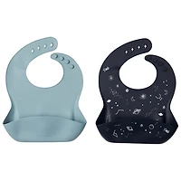 LouLou Lollipop Space Slate Bibs Set (ET006)