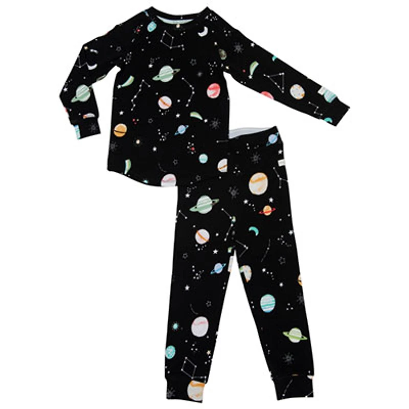 Loulou Lollipop Long Sleeve Pajama Set (5 Years) - Planets