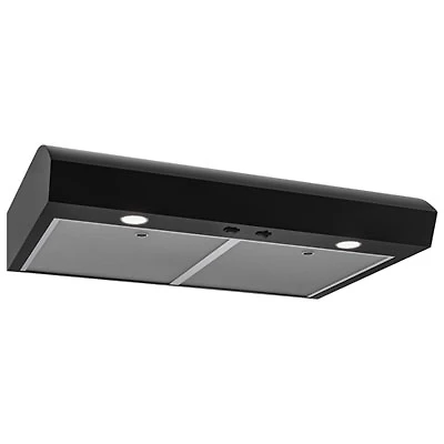 Broan 30" Under Cabinet Range Hood (MTR1303BL) - Black