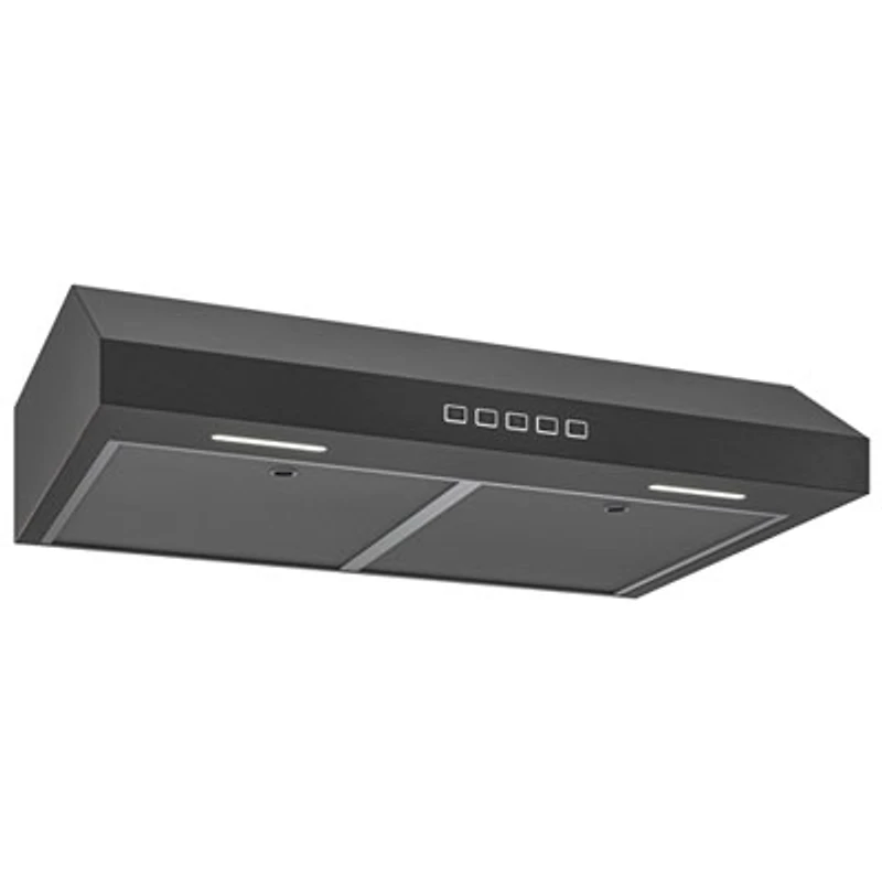 Broan 30" Under Cabinet Range Hood (GLA2303BLS) - Black Stainless Steel