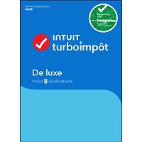 TurboImpôt De luxe 2024 (PC) - 3 User - 8 Returns - French - Digital Download
