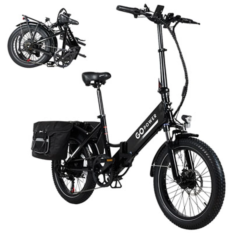 GoPowerBike GoPlus Step-Through Fat-Tire Electric Cruiser Bike (500W Motor/80km Range/32 km/h Top Speed