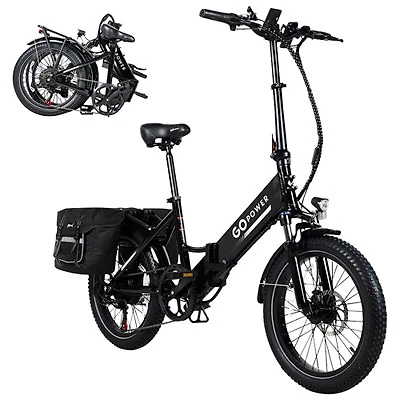 GoPowerBike GoPlus Step-Through Fat-Tire Electric Cruiser Bike (500W Motor/80km Range/32 km/h Top Speed